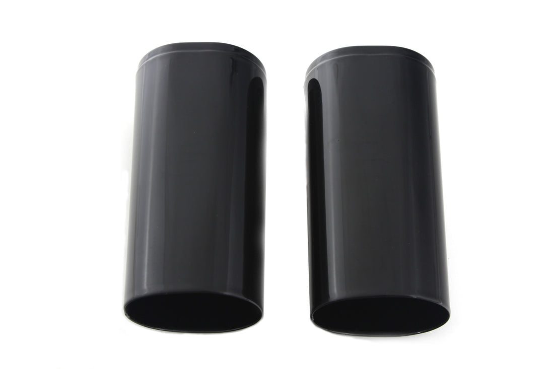 24-1962 - Fork Slider Black Cover Set by V-Twin