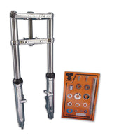 24-2004 - Fork Assembly with Chrome Sliders by V-Twin