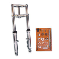 24-2004 - Fork Assembly with Chrome Sliders by V-Twin