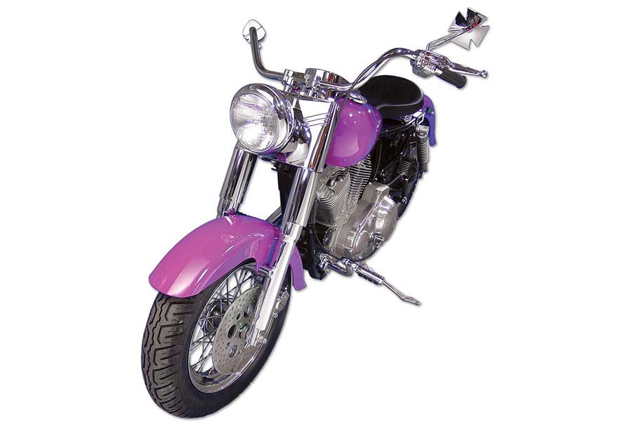 24-2019 - Fork Assembly with Polished Sliders by V-Twin