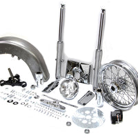 24-2021 - Fork Assembly with Polished Sliders by V-Twin