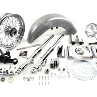 24-2022 - Fork Assembly with Chrome Sliders by V-Twin