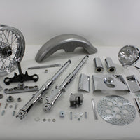 24-2036 - 41mm Fork Assembly with Chrome Sliders 16  Wheel by V-Twin