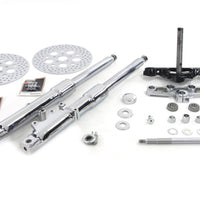 24-2120 - Fork Assembly with Chrome Sliders by V-Twin