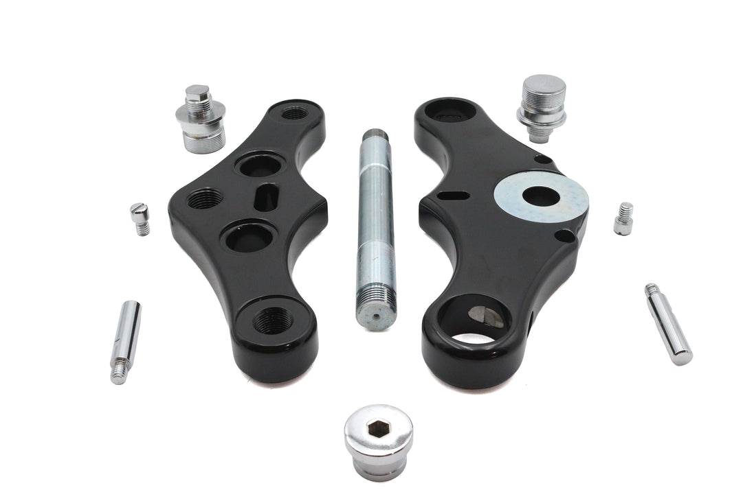 24-2986 - Ultima Black 0? Pointed Triple Tree Set Billet by Ultima