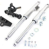 24-5576 - 41mm Adjustable Single Disc Fork Assembly by V-Twin