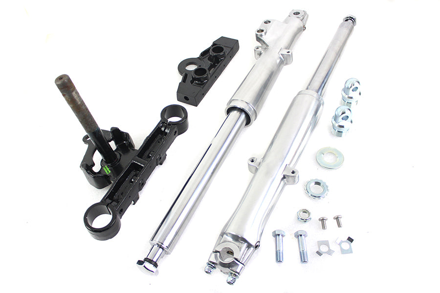 24-5576 - 41mm Adjustable Single Disc Fork Assembly by V-Twin