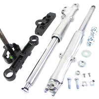 24-5576 - 41mm Adjustable Single Disc Fork Assembly by V-Twin