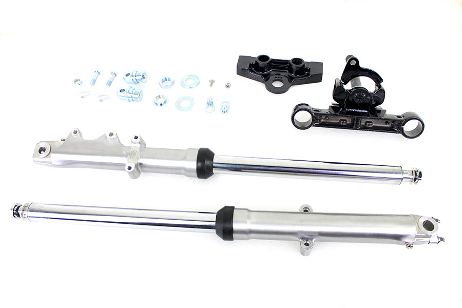 24-5577 - 41mm Adjustable Single Disc Fork Assembly by V-Twin