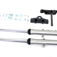 24-5577 - 41mm Adjustable Single Disc Fork Assembly by V-Twin