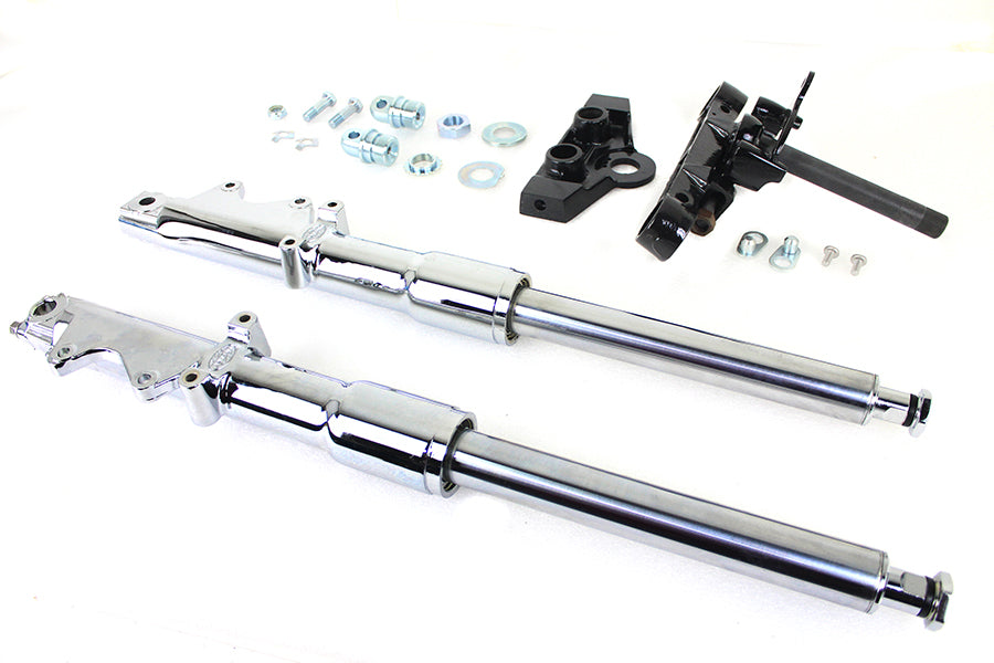 24-5579 - 41mm Adjustable Dual Disc Fork Assembly by V-Twin