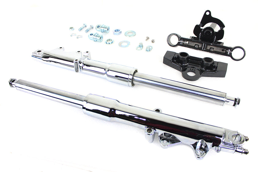 24-5579 - 41mm Adjustable Dual Disc Fork Assembly by V-Twin