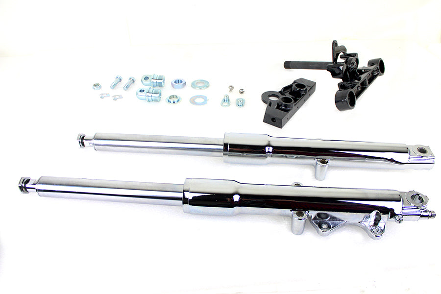 24-5579 - 41mm Adjustable Dual Disc Fork Assembly by V-Twin