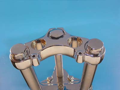 24-8562 - 39mm Fork Assembly with Chrome Sliders Single Disc by V-Twin