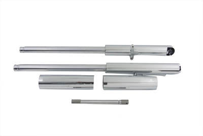 24-9017 - Billet Mega Fork Slider Set Chrome by V-Twin
