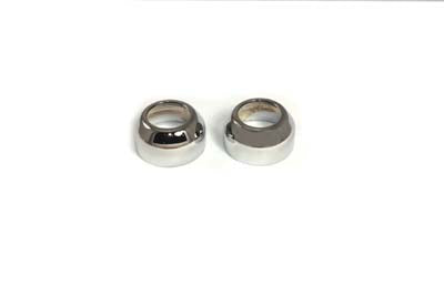 24-9049 - 41mm Fork Boot Cover Chrome by V-Twin