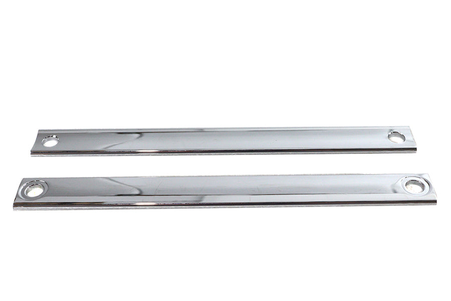24-9911 - Chrome Triple Tree Cover Trim Strip Set by V-Twin