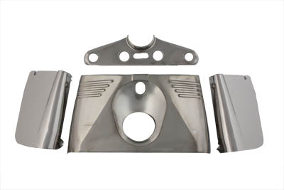 24-9912 - Replica Triple Tree Cover Kit Stainless Steel by V-Twin