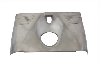 24-9924 - Front Triple Tree Cover Stainless Steel by V-Twin