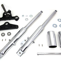 24-9943 - 41mm Fork Assembly with Chrome Sliders by V-Twin