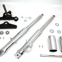 24-9943 - 41mm Fork Assembly with Chrome Sliders by V-Twin