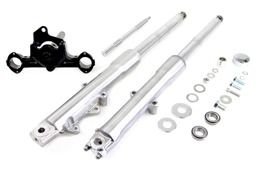 24-9951 - 41mm Fork Assembly with Polished Sliders by V-Twin