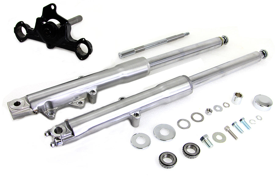 24-9951 - 41mm Fork Assembly with Polished Sliders by V-Twin