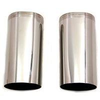 24-9962 - Fork Slider Cover Set Stainless Steel by V-Twin