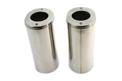 24-9986 - Fork Slider Cover Stainless Steel by V-Twin