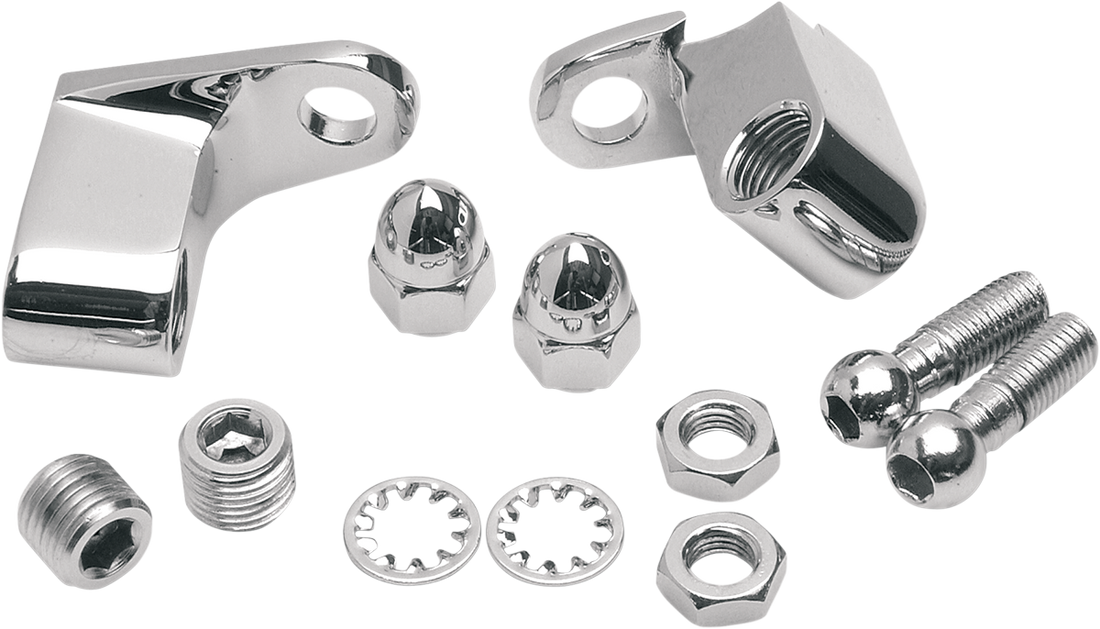 2401-0078 - DRAG SPECIALTIES Front Signal Mounts - Big Twin 20-0390