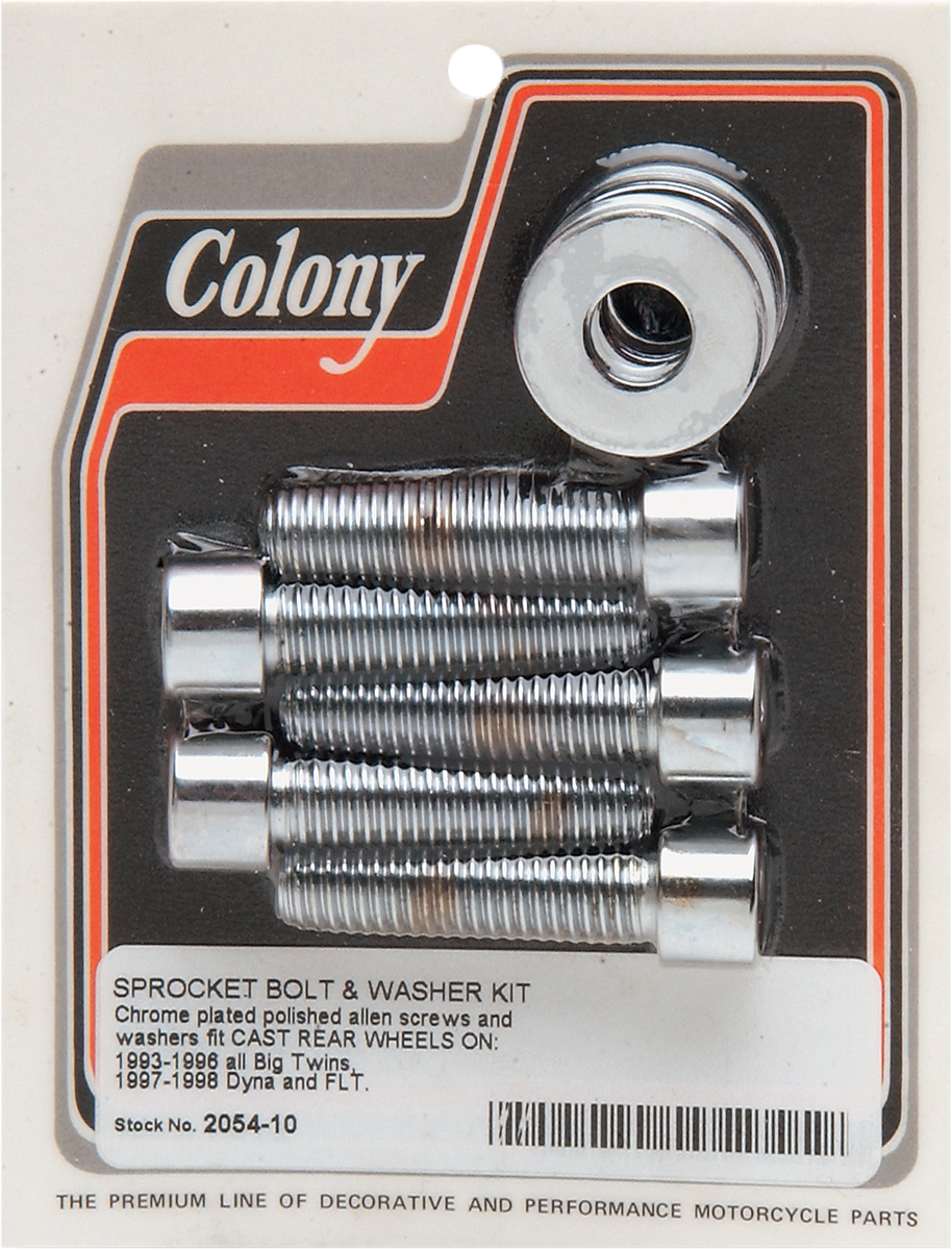 2401-0122 - COLONY Belt Pully Bolt Kit - 7/16"-14 x 2-1/4" 2052-10