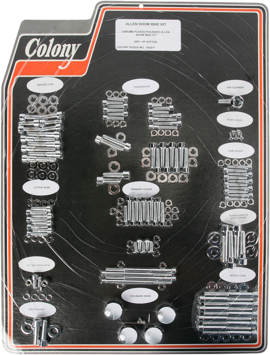 2401-0428 - COLONY Allen Bolt Kit - '07-'17 Softail 1025-P