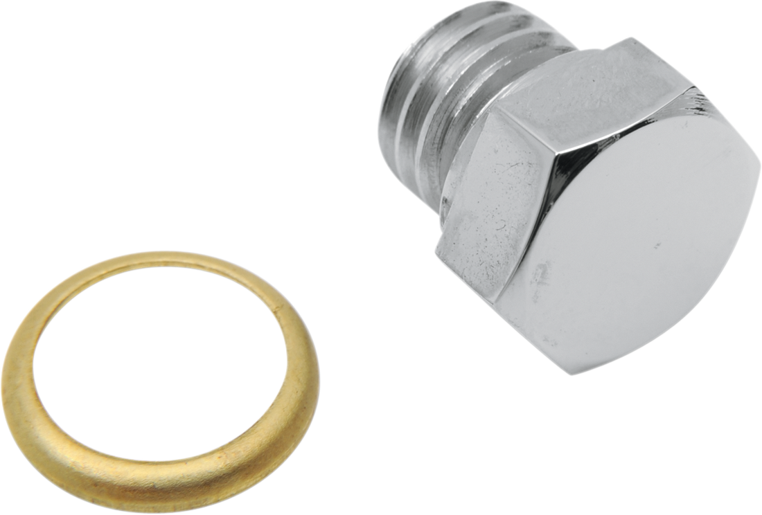 2401-0438 - COLONY Drain Mag Plug 00-19 Chrome 2296-1