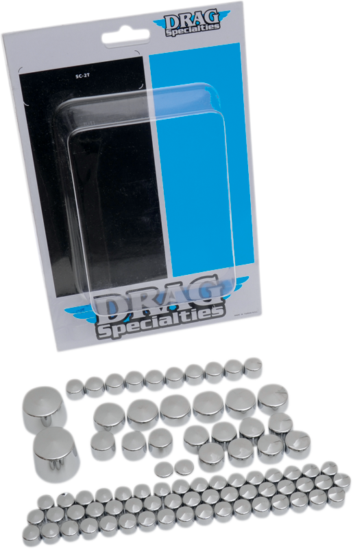 2401-0708 - DRAG SPECIALTIES Bolt Covers - Chrome 352011