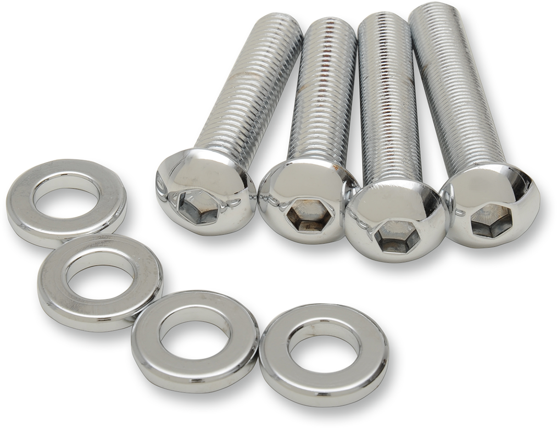 2401-0942 - DRAG SPECIALTIES Shock Mount Kit - Chrome MKDR8