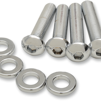 2401-0942 - DRAG SPECIALTIES Shock Mount Kit - Chrome MKDR8