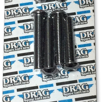 2401-0943 - DRAG SPECIALTIES Shock Mount Kit - Black/Chrome MKDR8BK
