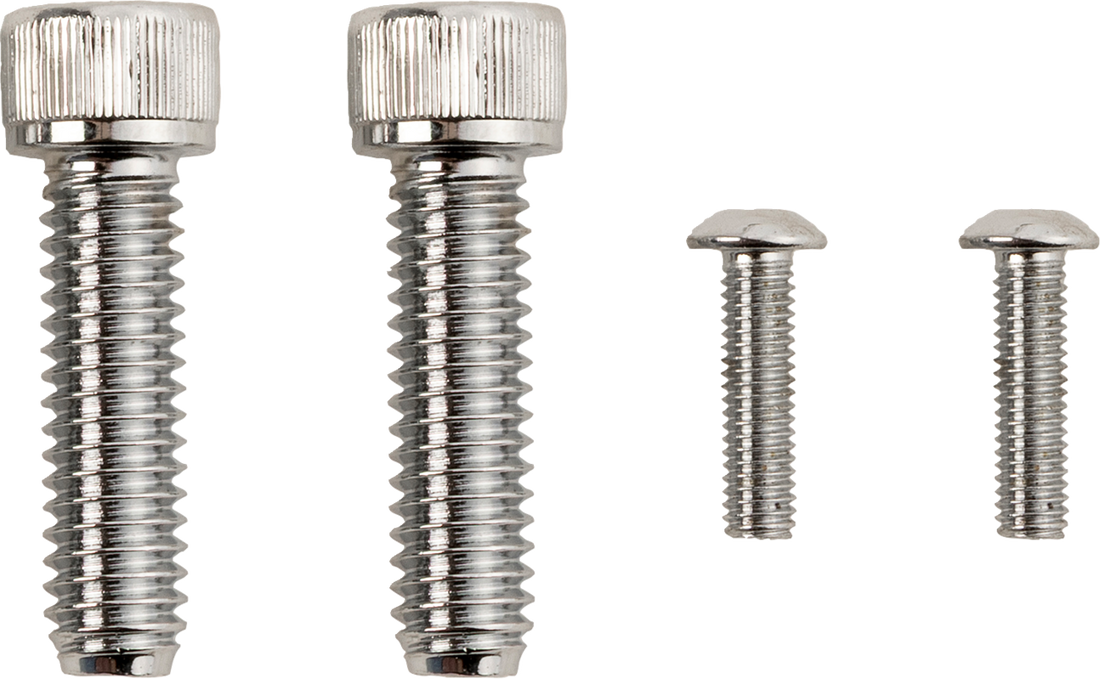 2401-0985 - DRAG SPECIALTIES Rear Brake Knurled Bolt Kit - Chrome - M8 MK785