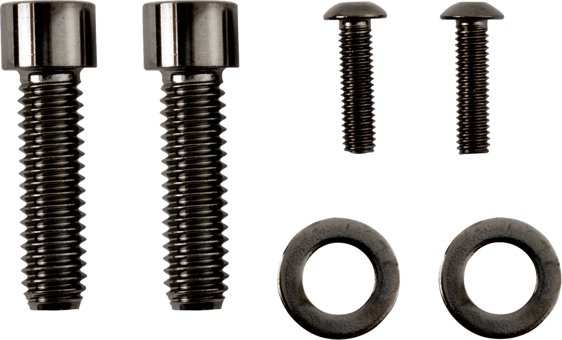 2401-1037 - DRAG SPECIALTIES Rear Break Smooth Bolt Kit - Black/Chrome - M8 MK785SBK