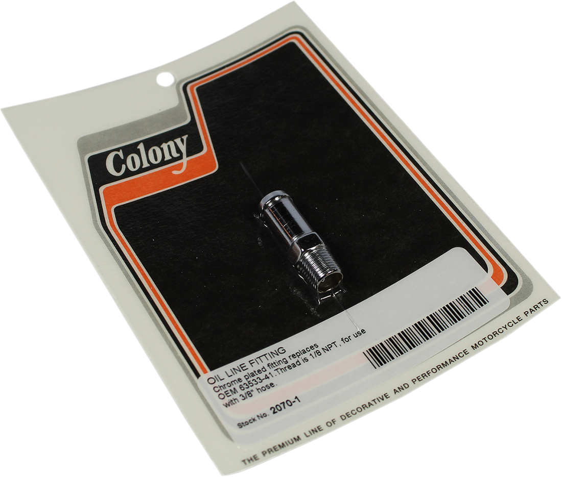 2401-1120 - COLONY Fitting Oil Line Original Equipment #63533-41 2070-1