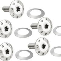 2401-1697 - ARLEN NESS Bolt Kit - Holeshot/Front/Floating/Brake Rotor - Spoke Mount - Polished - 5 Pack 300-905