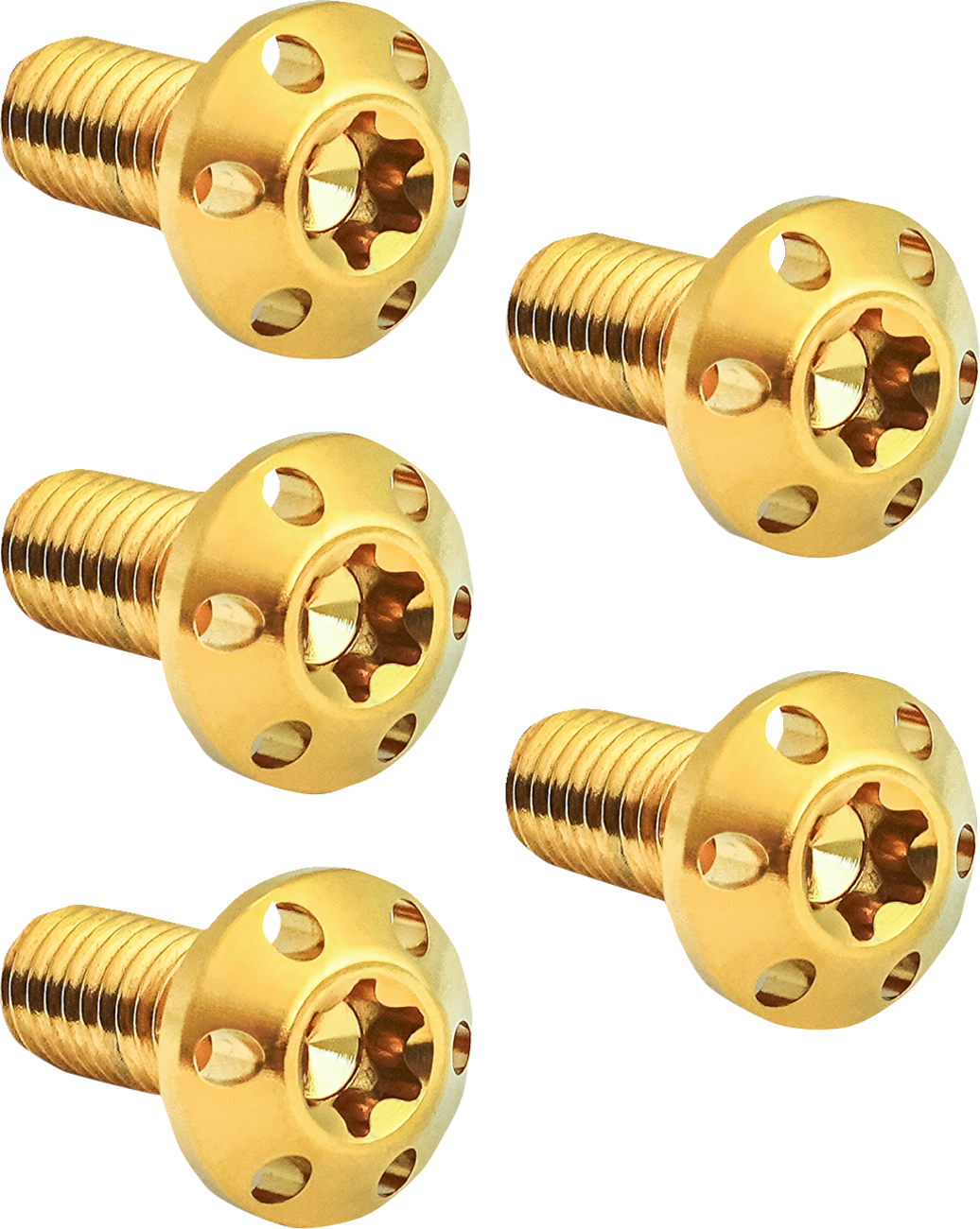 2401-1703 - ARLEN NESS Bolt Kit - Holeshot/Brake Rotor/Rear - Hub Mount - Gold - 3/8-16 x 1" - 5 Pack 300-911