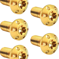 2401-1703 - ARLEN NESS Bolt Kit - Holeshot/Brake Rotor/Rear - Hub Mount - Gold - 3/8-16 x 1" - 5 Pack 300-911