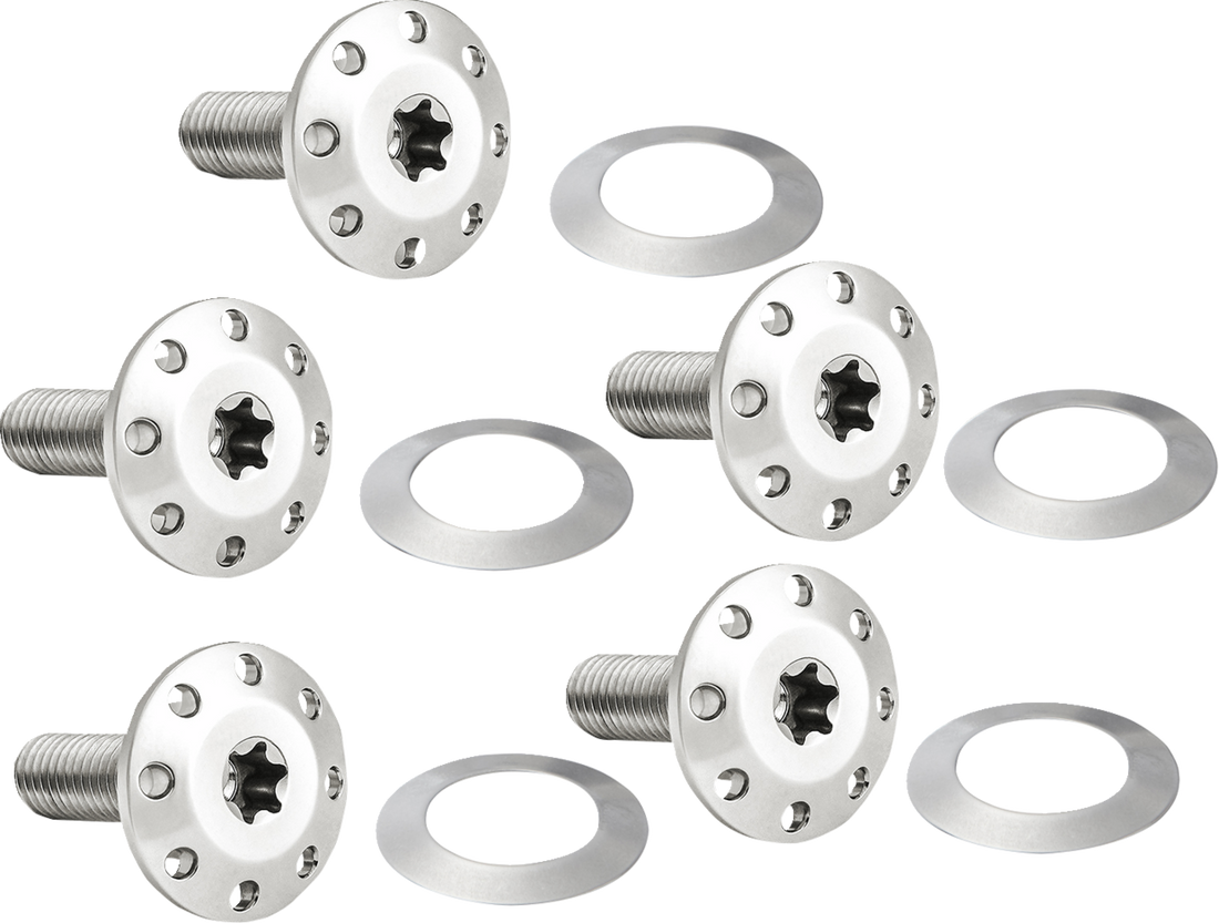 2401-1714 - ARLEN NESS Bolt Kit - Holeshot/Front/Floating/Brake Rotor - Spoke Mount - Polished - 5 Pack 300-920