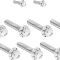 2401-1760 - ARLEN NESS Bolt Kit - Cam Cover/Point Cover - Titanium - 12-Point - Gold 300-982