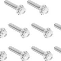 2401-1765 - ARLEN NESS Bolt Kit - Cam Cover/Point Cover - Titanium - 12-Point - Black 300-987