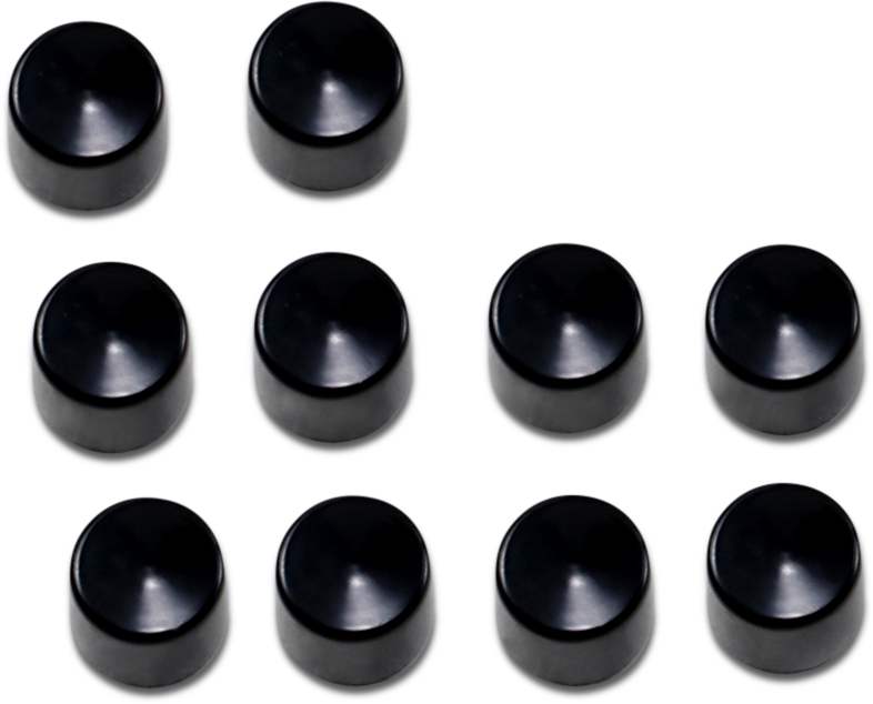 2402-0161 - DRAG SPECIALTIES Cover Bolt Deep 9/16 Hex Black 352089