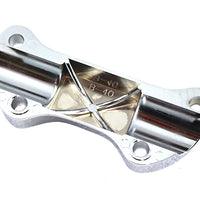 Skull Riser Top Clamp Chrome