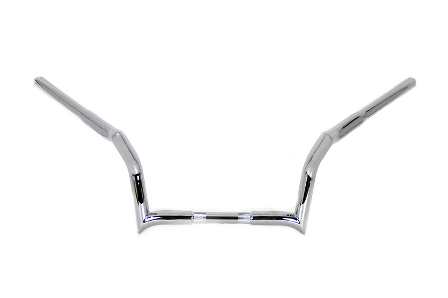 25-0143 - 10  Z-Bar Handlebar without Indents Chrome by MCM