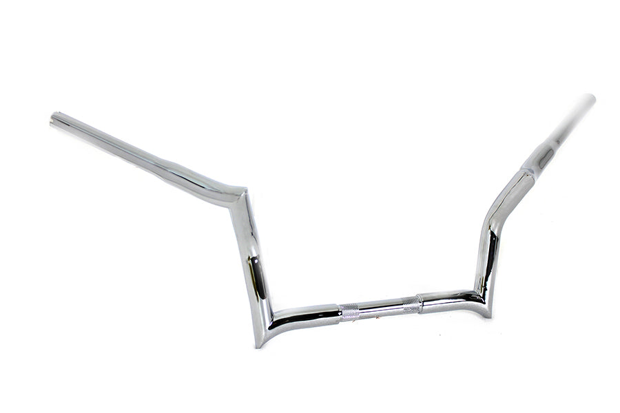 25-0143 - 10  Z-Bar Handlebar without Indents Chrome by MCM